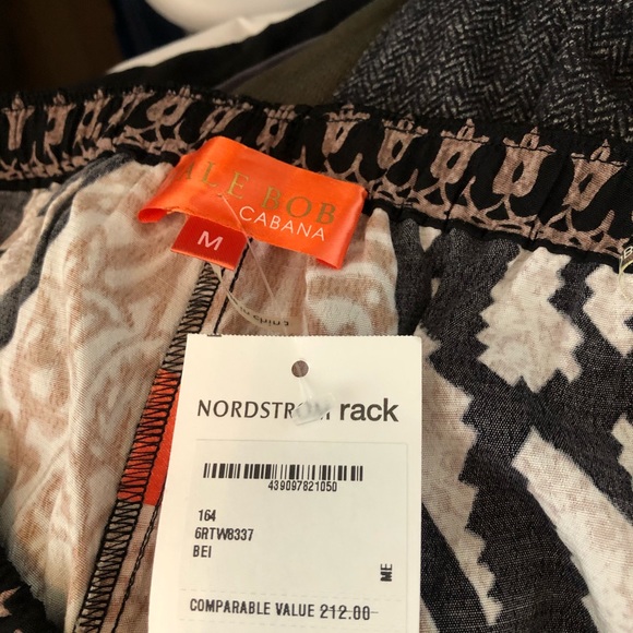 NWT Hale Bob Astine Print Drawstring Pant - Picture 5 of 6